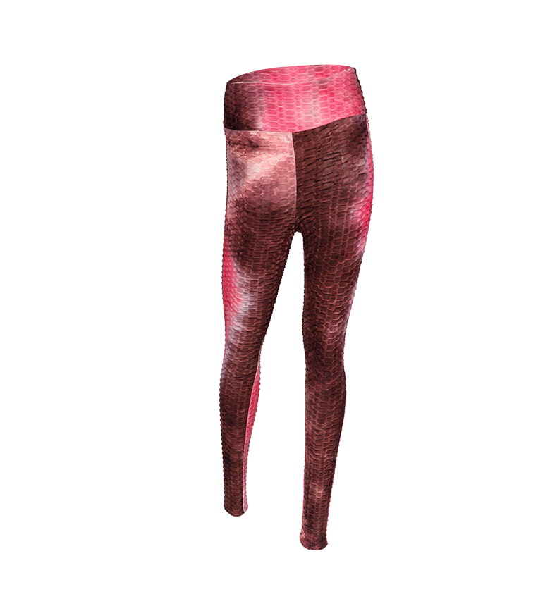 Leggings deportivos de cintura alta con estampado floral para mujer, pantalones de yoga